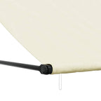 Markise Einziehbar Creme 250x150 cm Stoff und Stahl