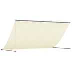 Markise Einziehbar Creme 300x150 cm Stoff und Stahl