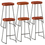 7-tlg. Bar-Set Raues Mangoholz und Metall