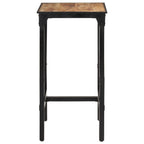 3-tlg. Bar-Set Raues Mangoholz und Metall
