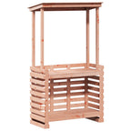Gartenbar mit Dach 112,5x57x195,5 cm Massivholz Kiefer
