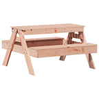 Picknicktisch für Kinder 88x97x52 cm Massivholz Douglasie