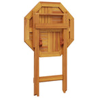 Gartentisch Klappbar Ø60x75 cm Massivholz Akazie