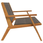 gartenmöbel Grau 122 x 76 x 73 cm Massivholz Akazie
