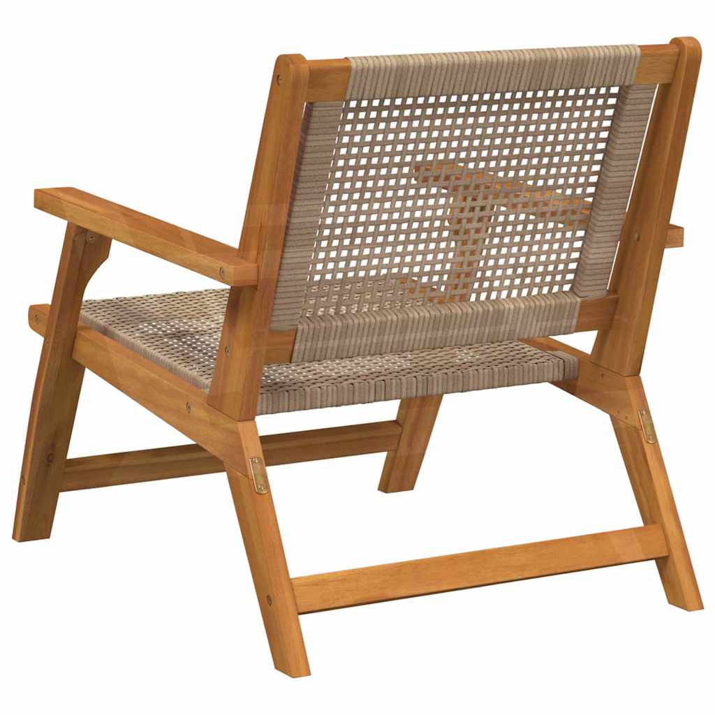 gartenmöbel 2 pcs Beige 67 x 78 x 73 cm Massivholz Akazie