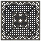 Gartentisch Bronzen 80x80x75 cm Aluminiumguss