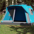 Familienzelt für 7 Personen Blau Quick Release