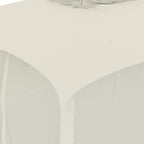 Pavillon mit Doppeldach & Netzwänden Creme 3,93x2,93 m Stahl