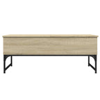 Couchtisch Sonoma-Eiche 100x50x40 cm Holzwerkstoff und Metall