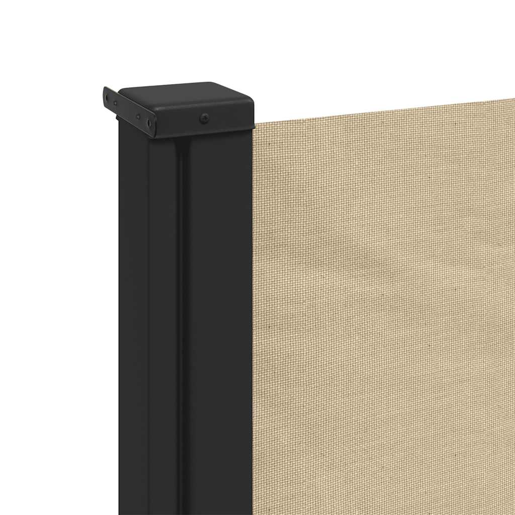 Seitenmarkise Ausziehbar Beige 120x500 cm