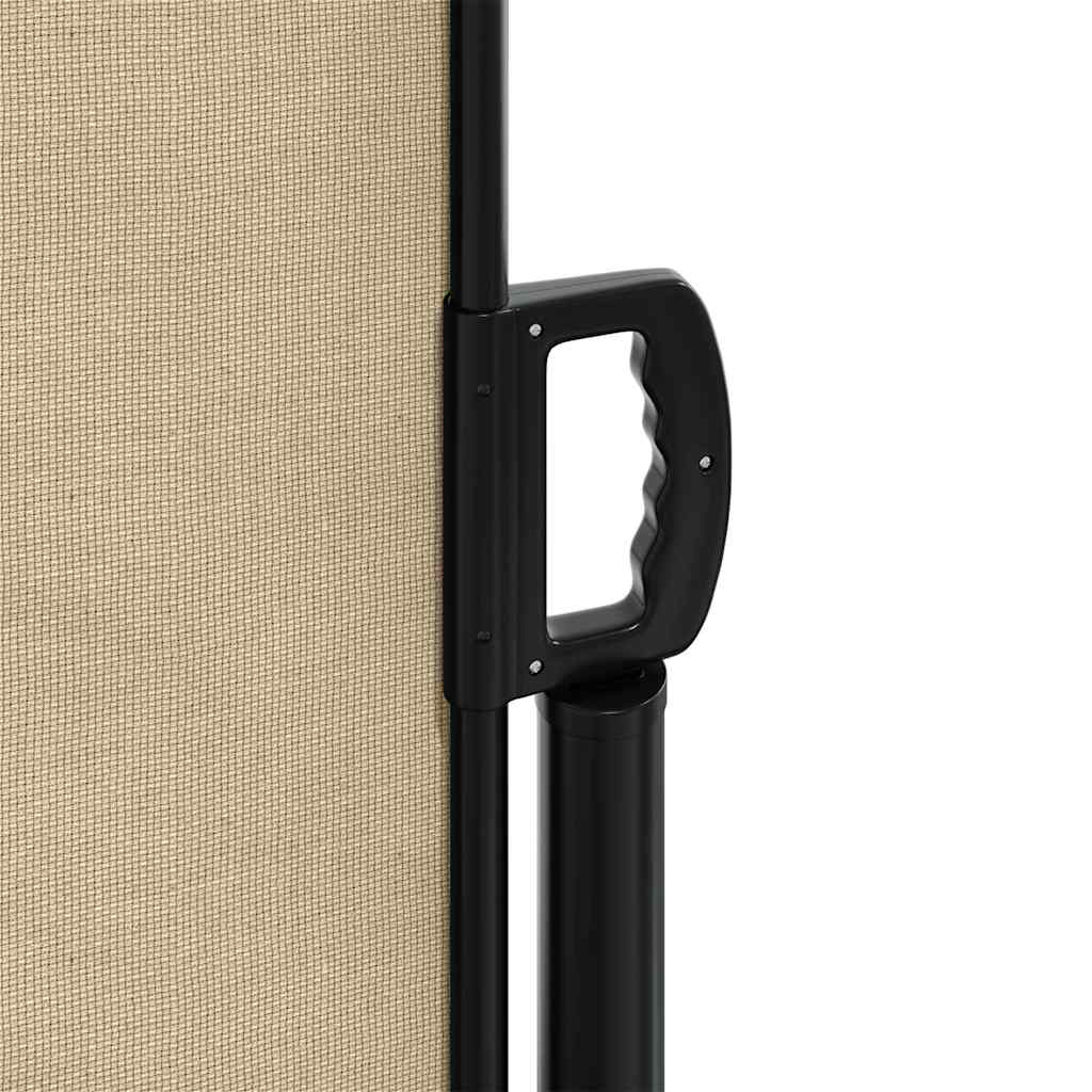 Seitenmarkise Ausziehbar Beige 220x500 cm