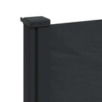 Seitenmarkise Ausziehbar Schwarz 120x600 cm