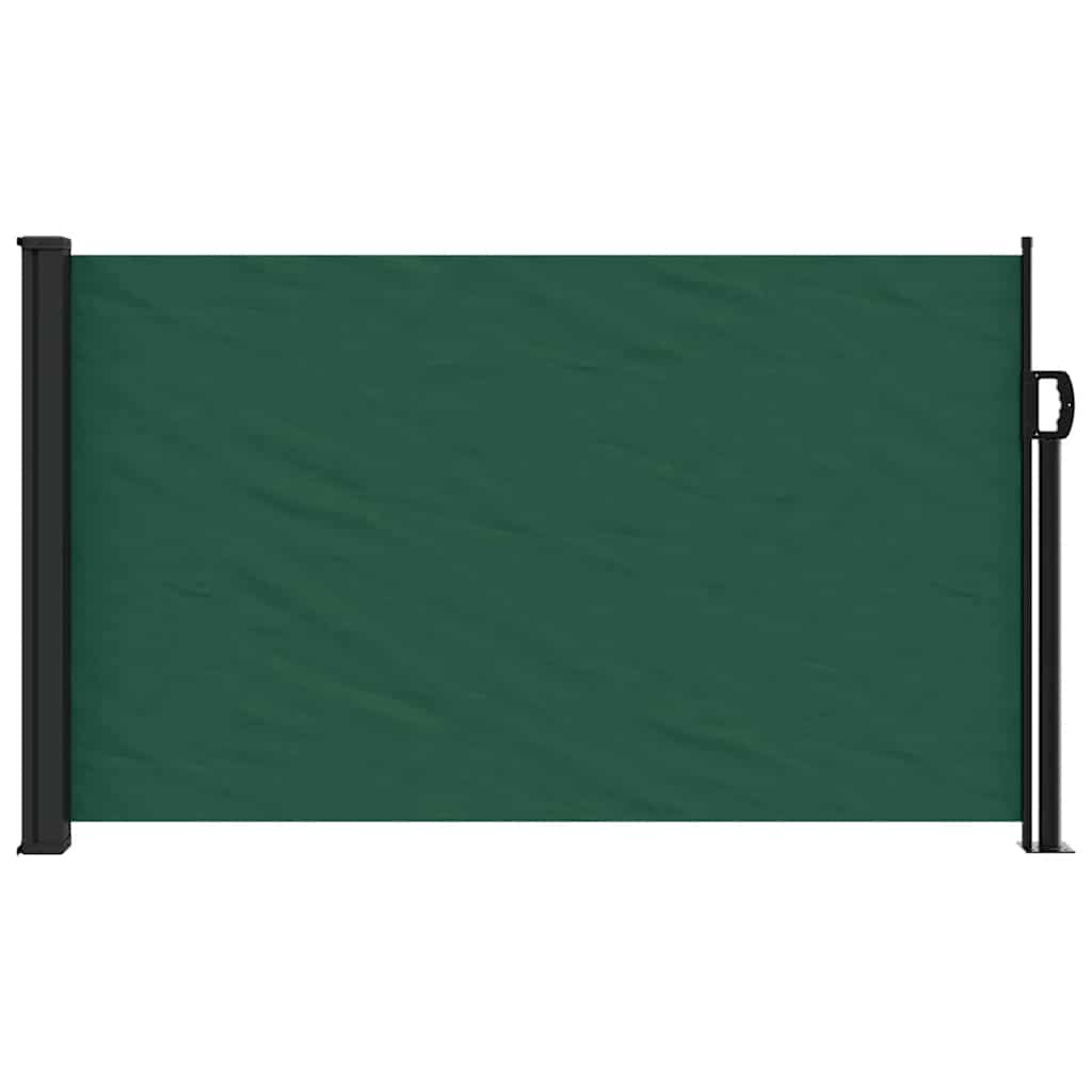 Seitenmarkise Ausziehbar Dunkelgrün 120x600 cm