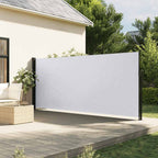 Seitenmarkise Ausziehbar Weiß 180x600 cm