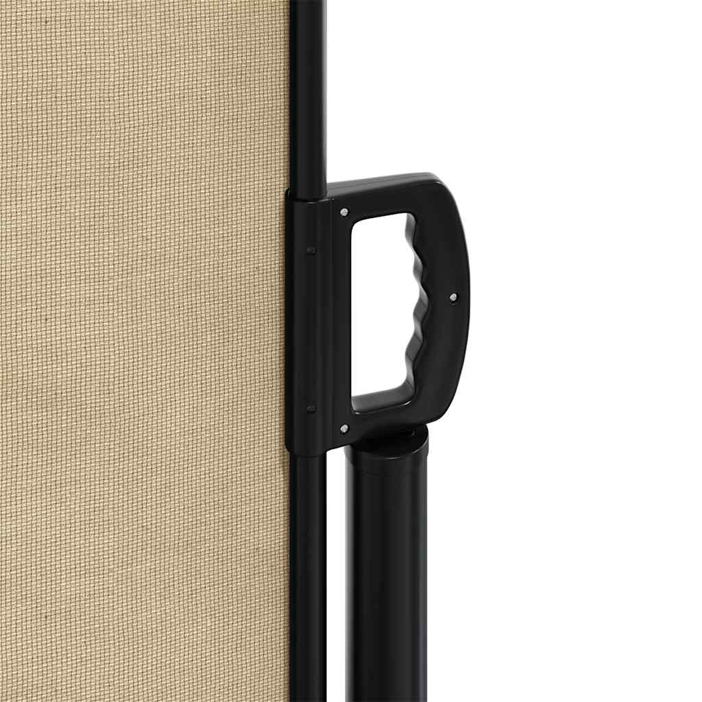 Seitenmarkise Ausziehbar Beige 100x600 cm