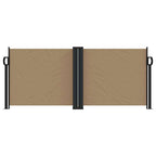 Seitenmarkise Ausziehbar Taupe 100x600 cm