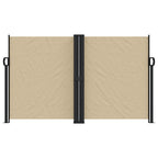 Seitenmarkise Ausziehbar Beige 140x600 cm