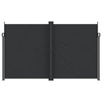 Seitenmarkise Ausziehbar Schwarz 200x600 cm