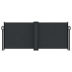 Seitenmarkise Ausziehbar Schwarz 100x1000 cm