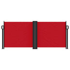Seitenmarkise Ausziehbar Rot 100x1000 cm