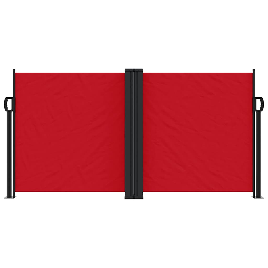 Seitenmarkise Ausziehbar Rot 120x1000 cm