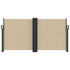 Seitenmarkise Ausziehbar Beige 120x1000 cm