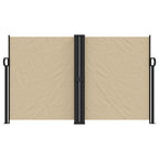 Seitenmarkise Ausziehbar Beige 140x1000 cm