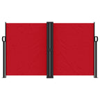 Seitenmarkise Ausziehbar Rot 140x1200 cm