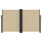 Seitenmarkise Ausziehbar Beige 140x1200 cm