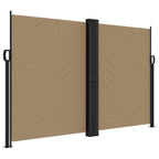 Seitenmarkise Ausziehbar Taupe 160x1200 cm