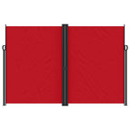 Seitenmarkise Ausziehbar Rot 220x1200 cm