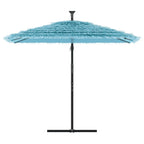 Sonnenschirm mit Stahlmast Blau 246x246x230 cm
