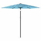 Sonnenschirm mit Stahlmast Blau 268x268x226 cm