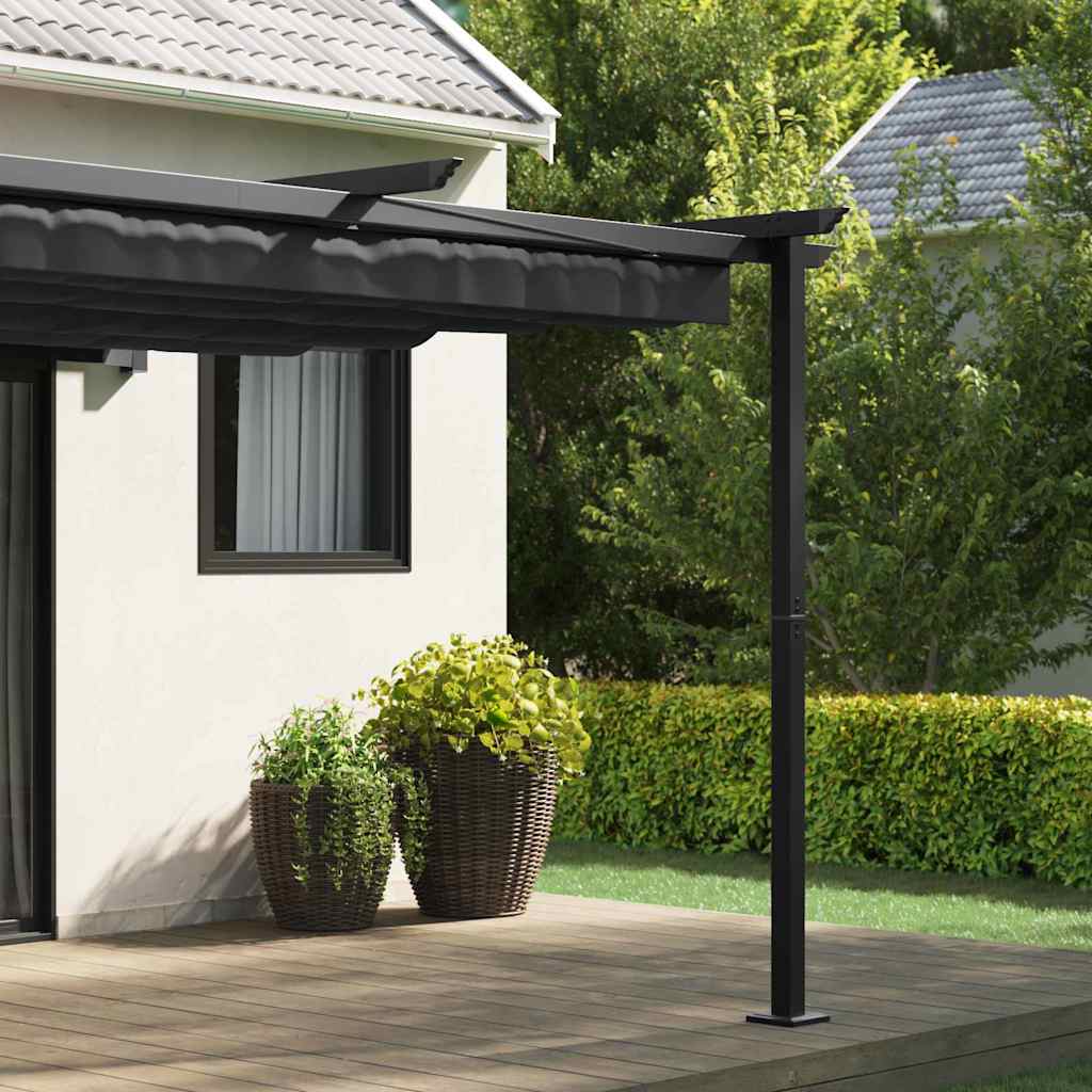 Pavillon 300 x 300 x 200 cm Anthrazit Polyester