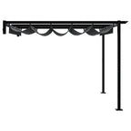 Pavillon 300 x 300 x 200 cm Anthrazit Polyester
