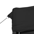 Partyzelt Faltbar Pop-Up Schwarz 292x292x315 cm