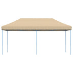 Partyzelt Faltbar Pop-Up Beige 580x292x315 cm