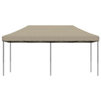 Partyzelt Faltbar Pop-Up Taupe 580x292x315 cm
