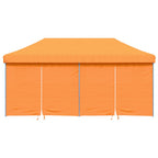 Partyzelt Faltbar Pop-Up mit 4 Seitenteilen Orange