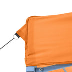 Partyzelt Faltbar Pop-Up mit 2 Seitenteilen Orange