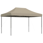 Partyzelt Faltbar Pop-Up Taupe 410x279x315 cm