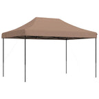 Partyzelt Faltbar Pop-Up Braun 410x279x315 cm
