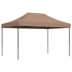 Partyzelt Faltbar Pop-Up Braun 410x279x315 cm