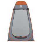 Sichtschutzzelt Grau und Orange Pop-Up Wasserdicht