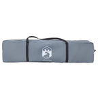 Kuppel-Campingzelt 4 Personen Grau und Orange Quick Release