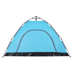 Campingzelt 4 Personen Blau Quick Release