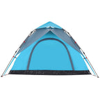 Kuppel-Campingzelt 5 Personen Blau Quick Release