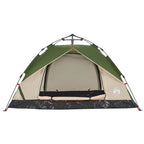 Kuppel-Campingzelt 2 Personen Grün Quick Release