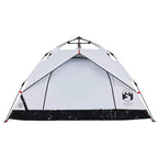 Kuppel-Campingzelt 2 Personen Weiß Verdunkelt Quick Release