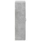 Aktenschrank Betongrau 60x32x115 cm Holzwerkstoff